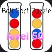 Ball Sort Puzzle（ボールソートパズル）攻略「レベル50」の問題と答えまとめ